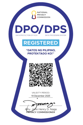 NPC Certificate of Registration Seal